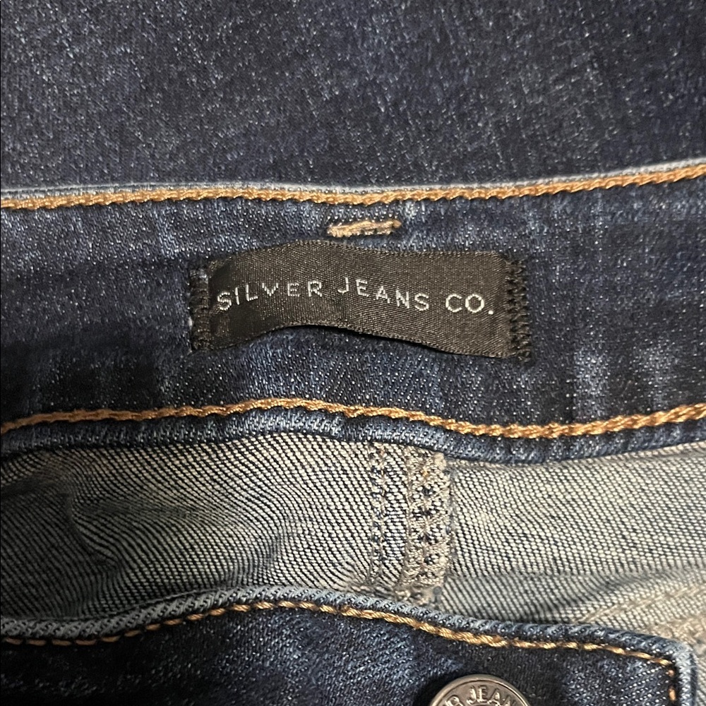 Dark Blue Silver Jeans Co Suki Slim Boot W33/L33 - Picture 4 of 8